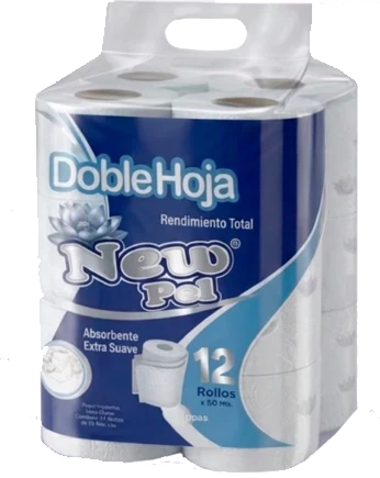PAPEL HIGIENICO H/DOBLE 12X50MTS. — Pack Rendidor x12 de 50 mts