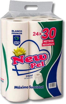 PAPEL HIGIENICO H/SIMPLE 24X30MTS. — Pack Familiar x24 de 30 mts
