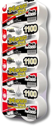 PAPEL HIGIENICO H/SIMPLE 10X90MTS. — Pack Rendidor x10 de 110 mts