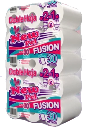 PAPEL HIGIENICO H/DOBLE 30X30MTS. — Pack x 30 u. de 30 mts