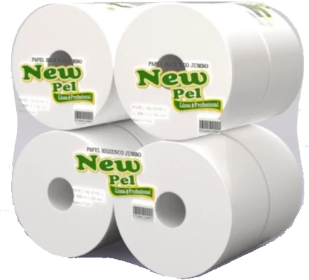 PAPEL HIGIENICO JUMBO 8X200MTS.T/C — Pack x 8 u. · tubo chico
