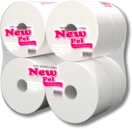 PAPEL HIGIENICO JUMBO 8X300MTS. T/C — Pack x 8 u. · tubo chico