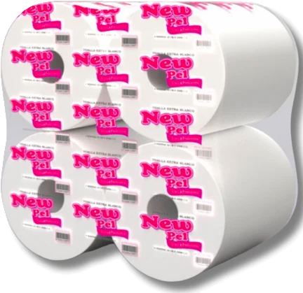 TOALLA ROLLO 4X200MTS. T/C — Pack x 4 u. · tubo chico