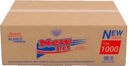 SERVILLETA 32X27X1000 UNID. — Caja de 1000 u.