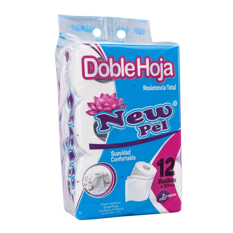PAPEL HIGIENICO H/DOBLE 12Un. X 20MTS. — Pack Rendidor x12 de 20 mts