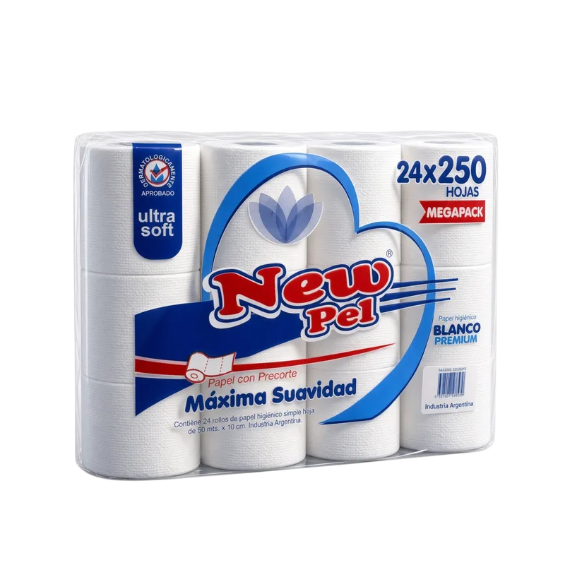 PAPEL HIGIENICO H/SIMPLE 24X50MTS. — Pack Familiar x24 de 50 mts