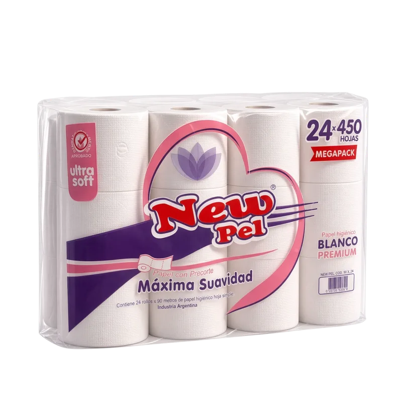 PAPEL HIGIENICO H/SIMPLE 24X90MTS. — Pack Familiar x24 de 90 mts